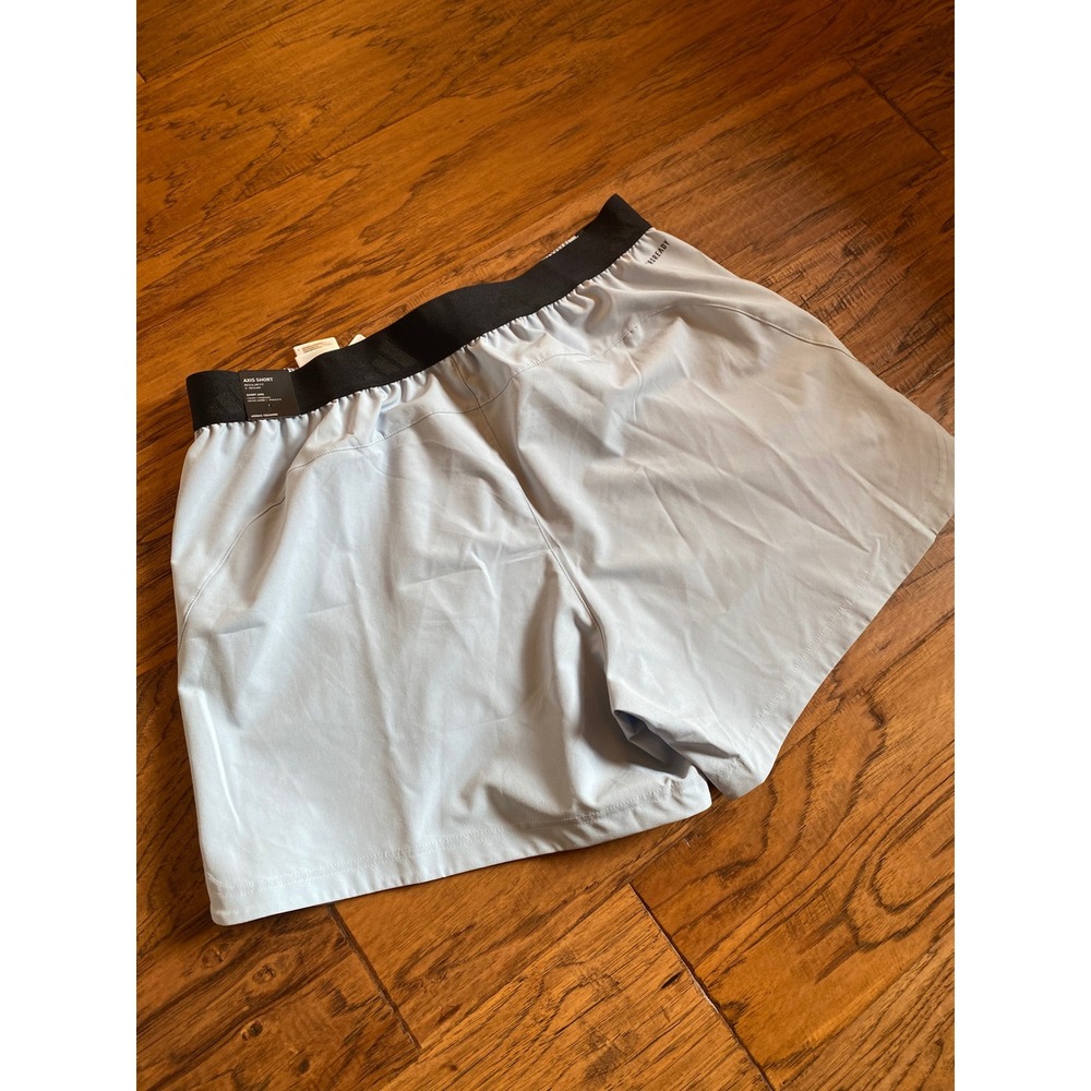 Adidas Mens Axis Woven 4.0 Training Shorts Wonder Blue XL 5 Inch IN6023 - Picture 8 of 8